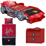 Set Formula 1 Car -3 piese (pat, lenjerie, noptiera)